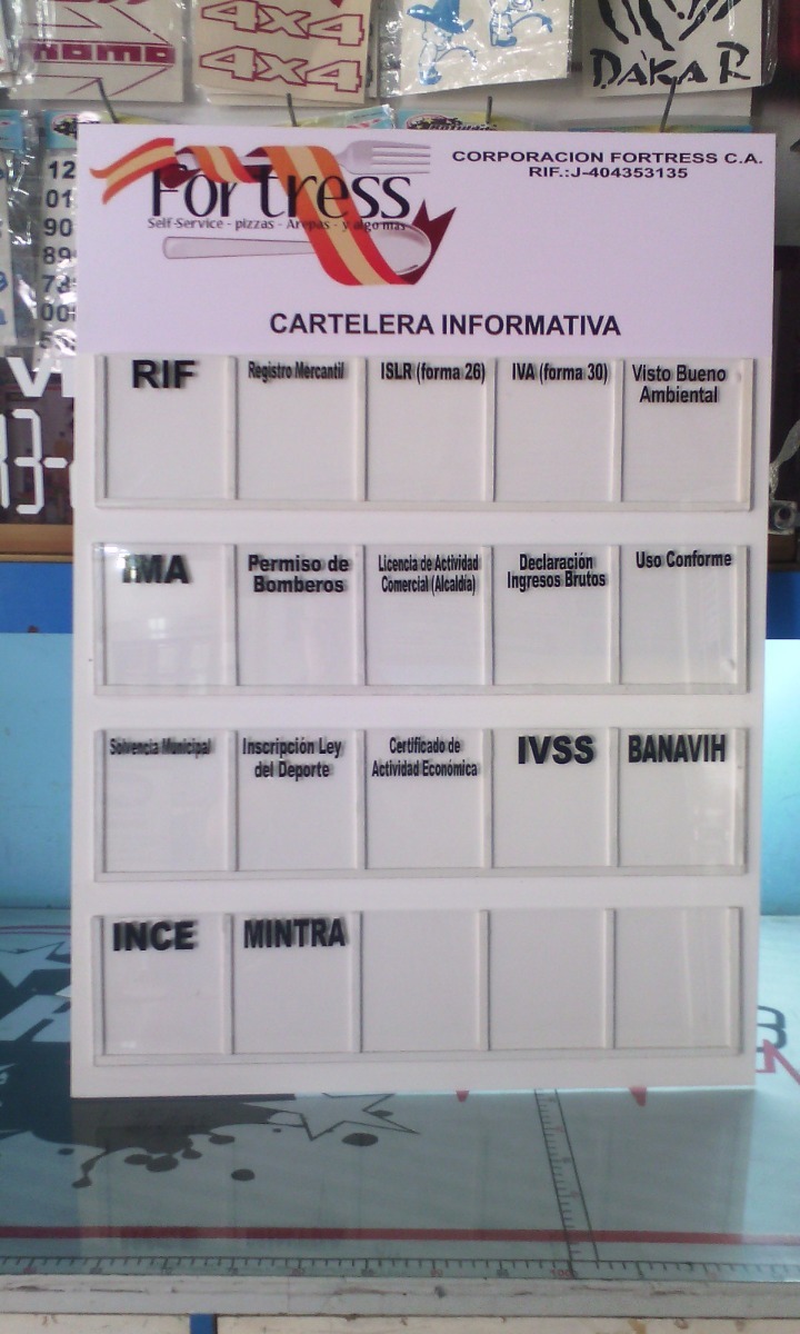 Cartelera Fiscal 84x120cm 20 Bolsillos 1/2carta Pvc 