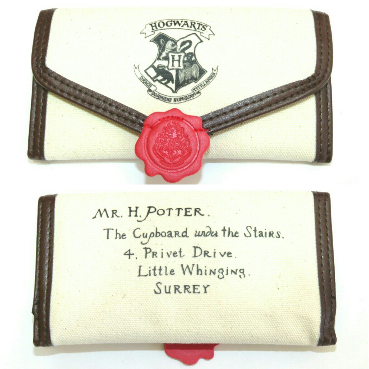 Cartera Carta Harry Potter Hogwarts Original Envío Gratis 