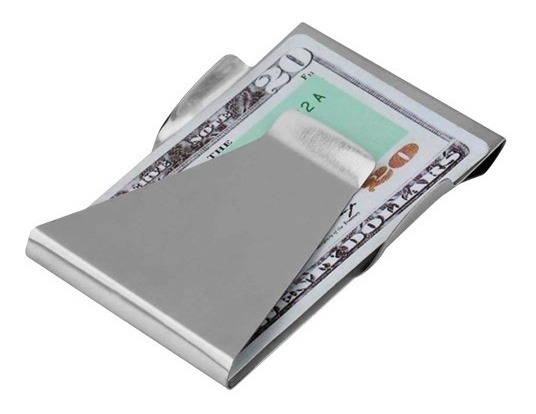 línea diario Elasticidad Cartera Clip Billetes Y Tarjetas / Billetera + Envío Gratis - $ 205.00 en  Mercado Libre