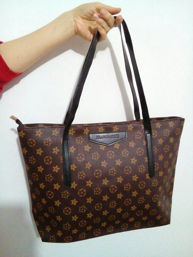 Cartera Elegante Tote Marca Europea Calidad Mujer Tipo Lv - S/ 39,00 en