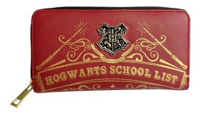 Cartera de Harry Potter Hogwarts Lista de Escuela Rojo