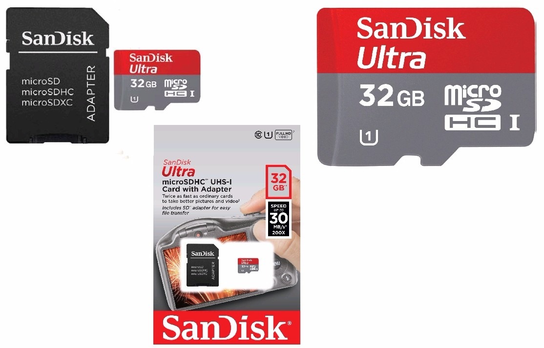 Cartão De Memória Micro Sd Sdhc 32gb Ultra Classe 10