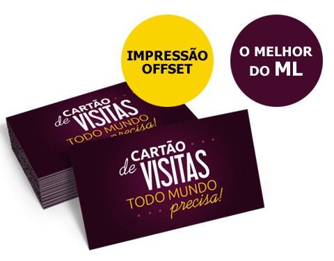 cartão de visita 250g 500uni cor frente verniz total r 23 00