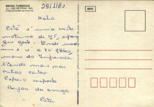 Cartão Postal Juiz De Fora - Minas Gerais - R$ 25,00 em 
