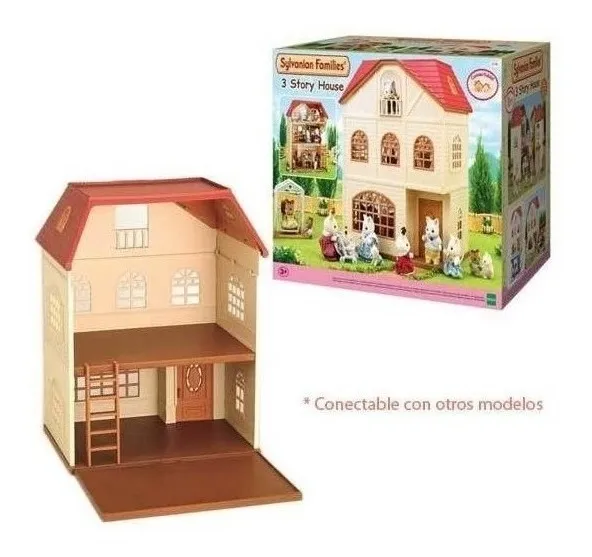 casa tres pisos sylvanian