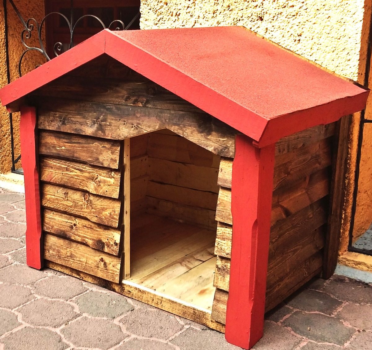 Casa De Madera Para Perro Grande Impermeabilizada (dogo ...