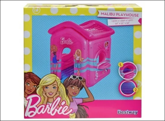 casa inflable barbie