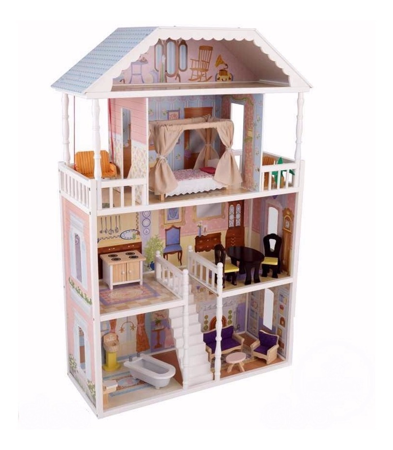 casa de muñecas de madera mercado libre