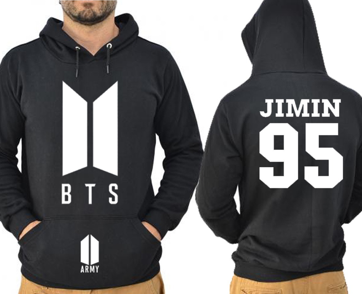 Casaco Blusa Moletom Bts Army Jimin 95 Qualidade Superior - R$ 100,00 em Mercado Livre