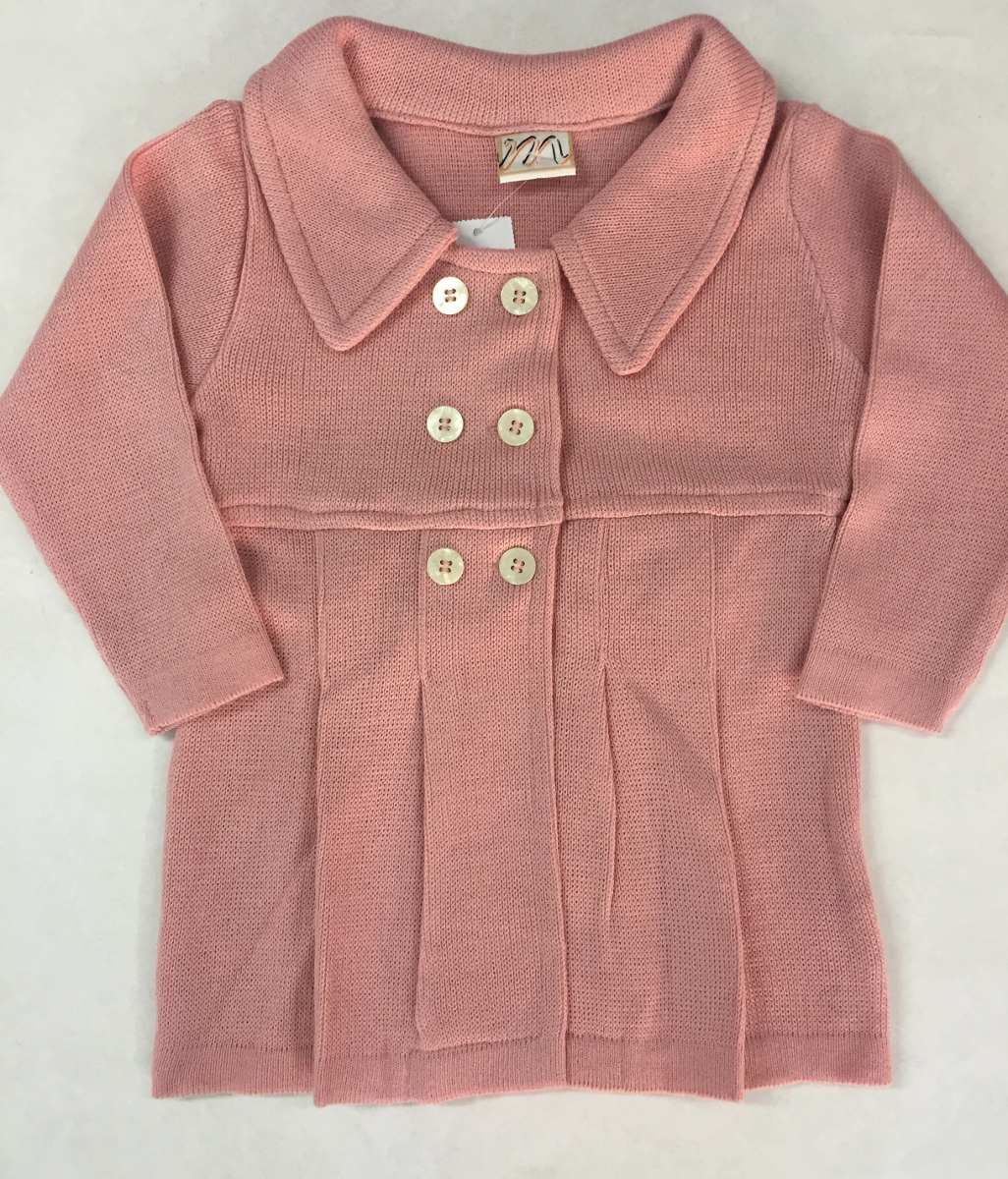 casaco cardigan infantil