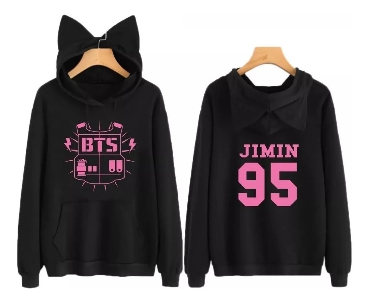 Casaco Kpop Bts Colete Jimin 95 Orelhinha + Frete Grátis - R$ 120,00 em Mercado Livre