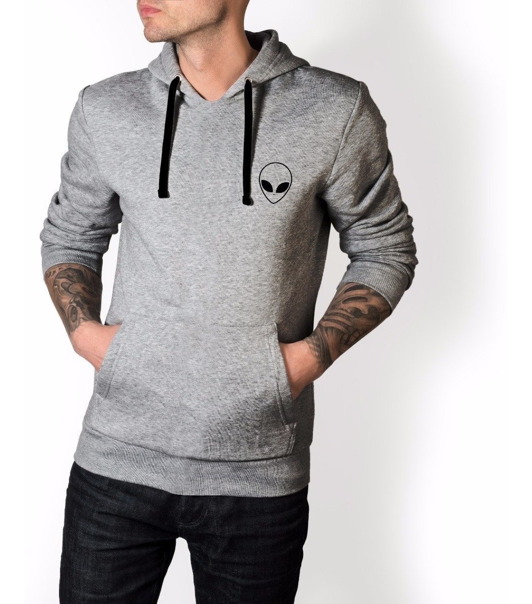 Casaco Moletom Blusa De Frio Et Tumblr Alien Top - R$ 114,20 em Mercado Livre