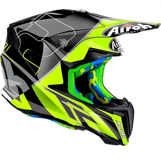Casco cross airoh twist cairoli mantova gloss