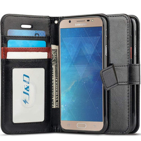 Case Galaxy J7 Max, J & D Rfid Bloqueo Monedero Slim Fit Él Case Galaxy J7 Max, J & D Rfid Bloqueo Monedero Slim Fit Él