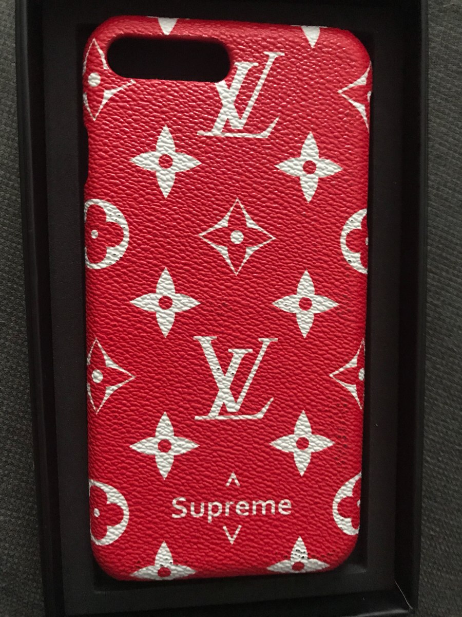 Case Supreme Lv Rojo Iphone 7 Plus - $ 382.00 en Mercado Libre