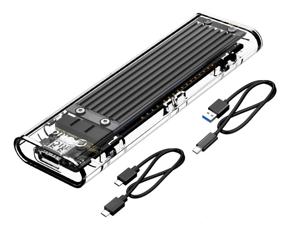 PCI-E M.2 NVME SSD TO USB 3.1 GEN2 10Gbps TYPE-C JMS583 Adapter Enclosure Case