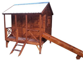 Infantil Infantil De Casita Madera Casita De Ctobogán Ctobogán Casita Infantil Madera O8kn0Pw