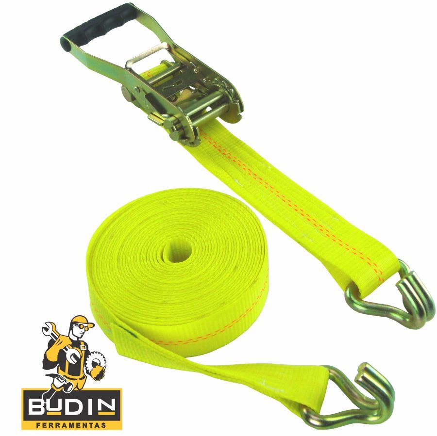 Catraca Amarração De Cargas 5 Toneladas + Cinta 50mm X 9mts - R$ 59,90