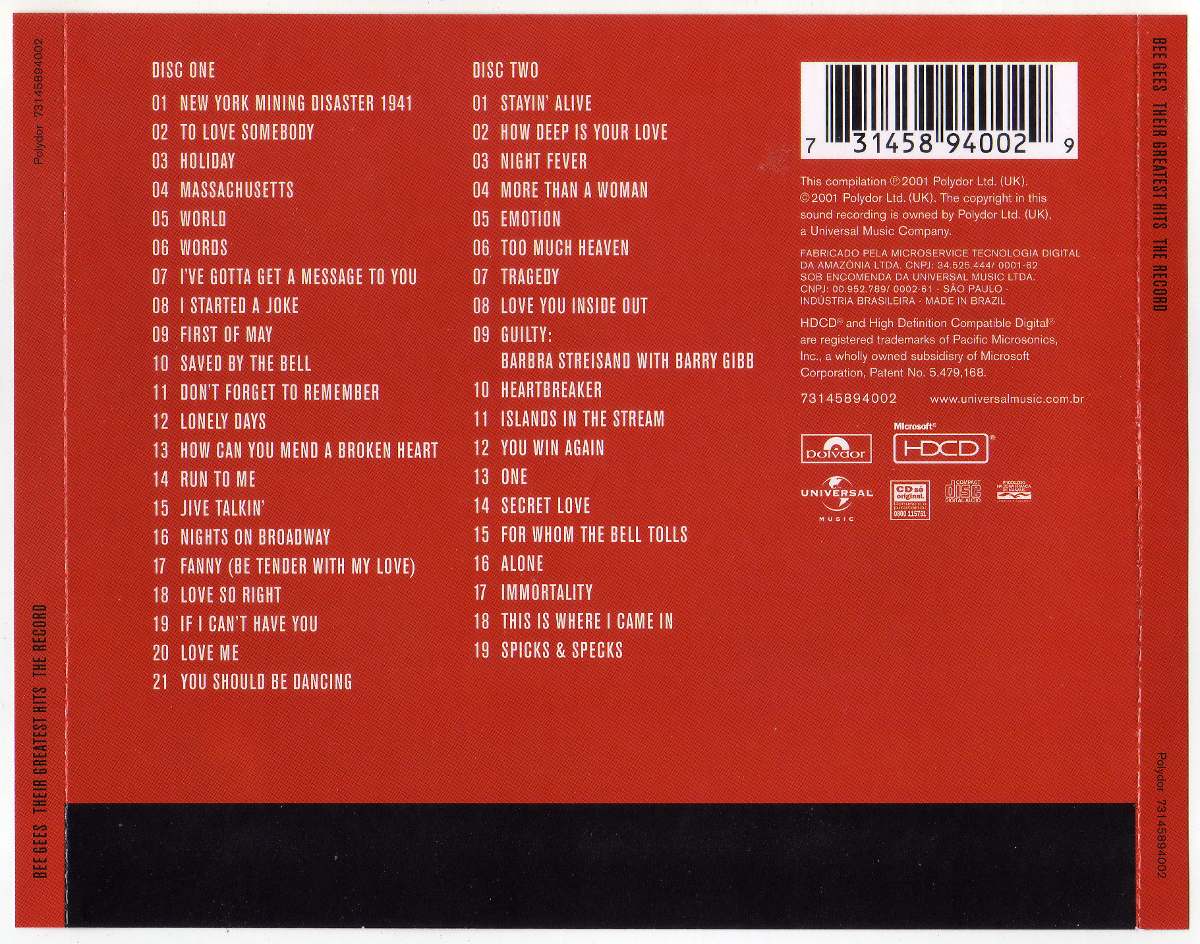 bee gees greatest hits record bee gees greatest hits record