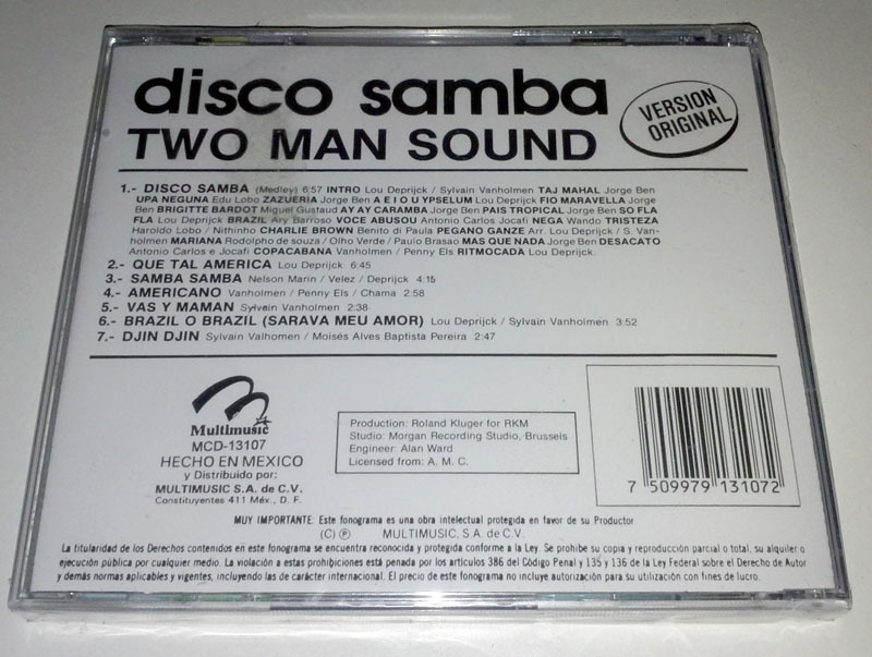 Two Man Sound Disco Samba Two Man Sound Disco Samba