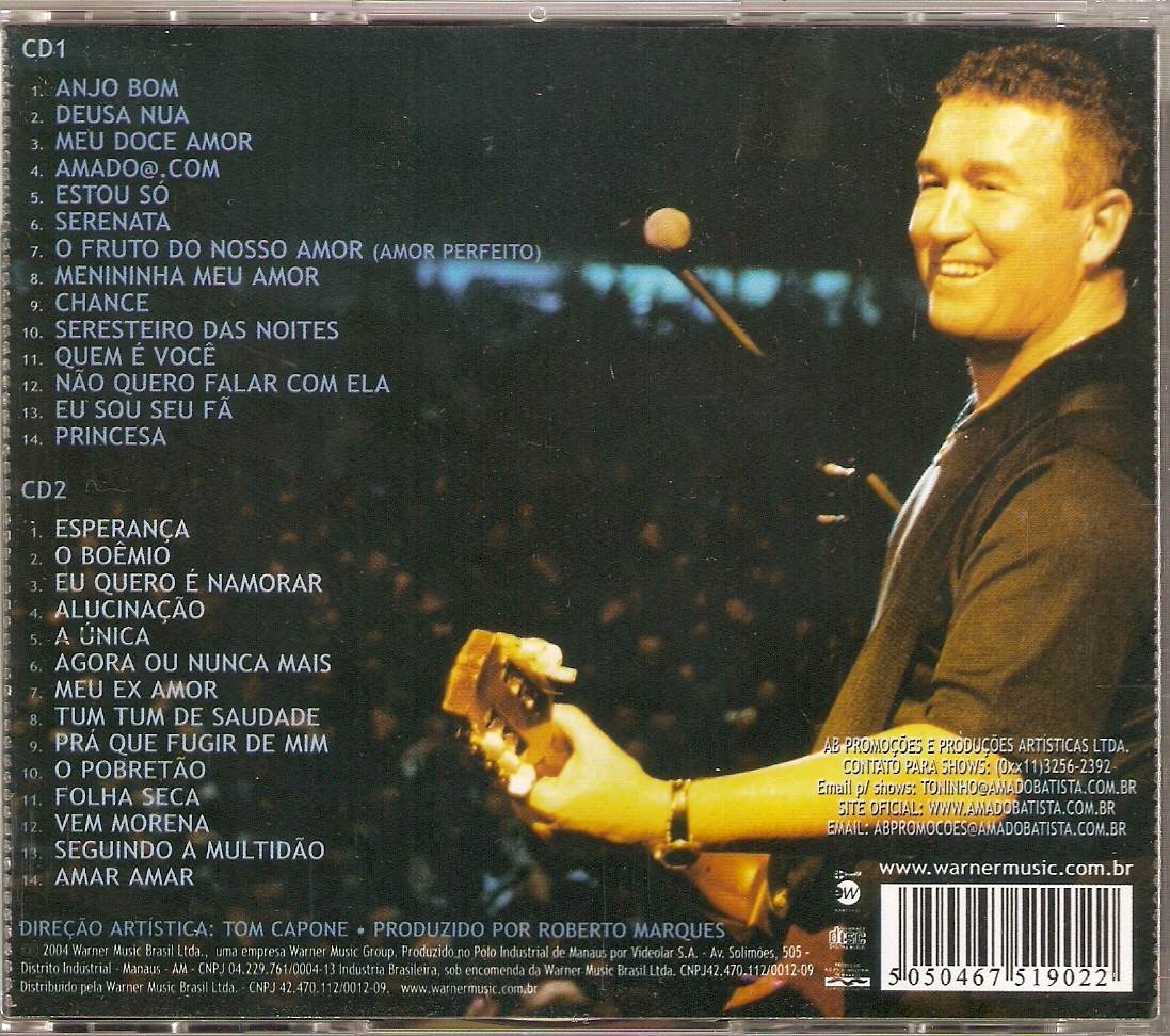 Cd Duplo Amado Batista - É O Show - Novo*** - R$ 44,00 em