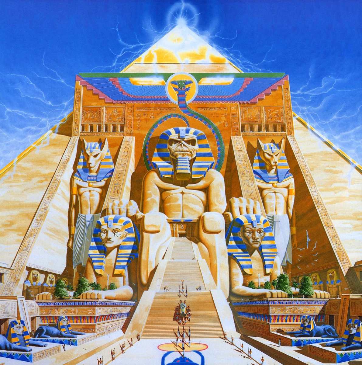 Resultado de imagem para iron maiden powerslave