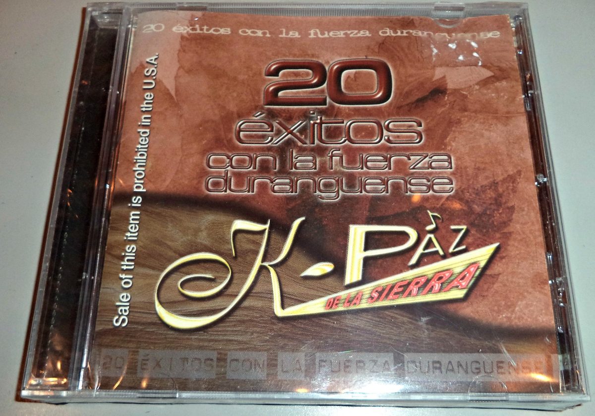 Cd K Paz De La Sierra Exitos Nuevo Sellado En Mercado