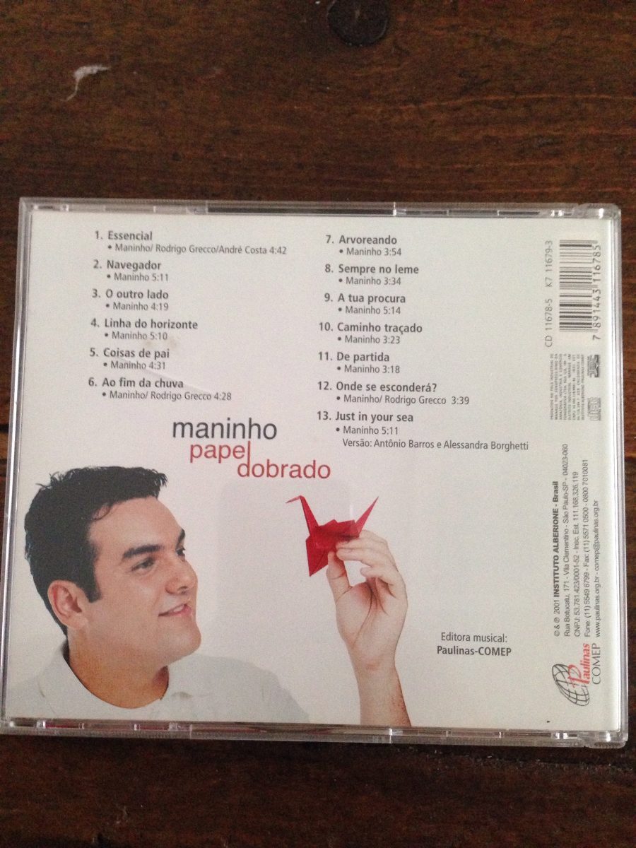 cd papel dobrado maninho