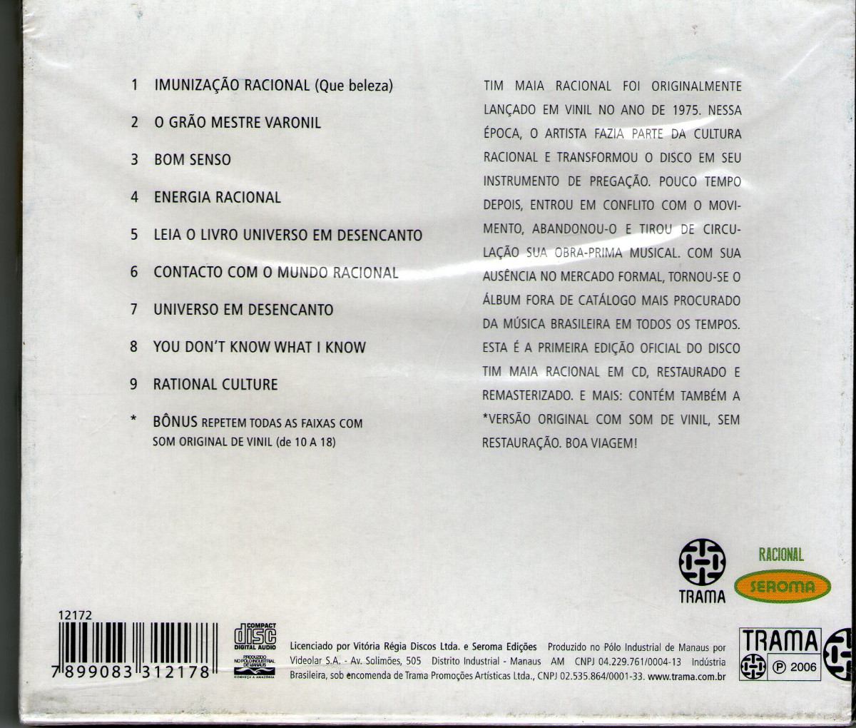 cd tim maia racional