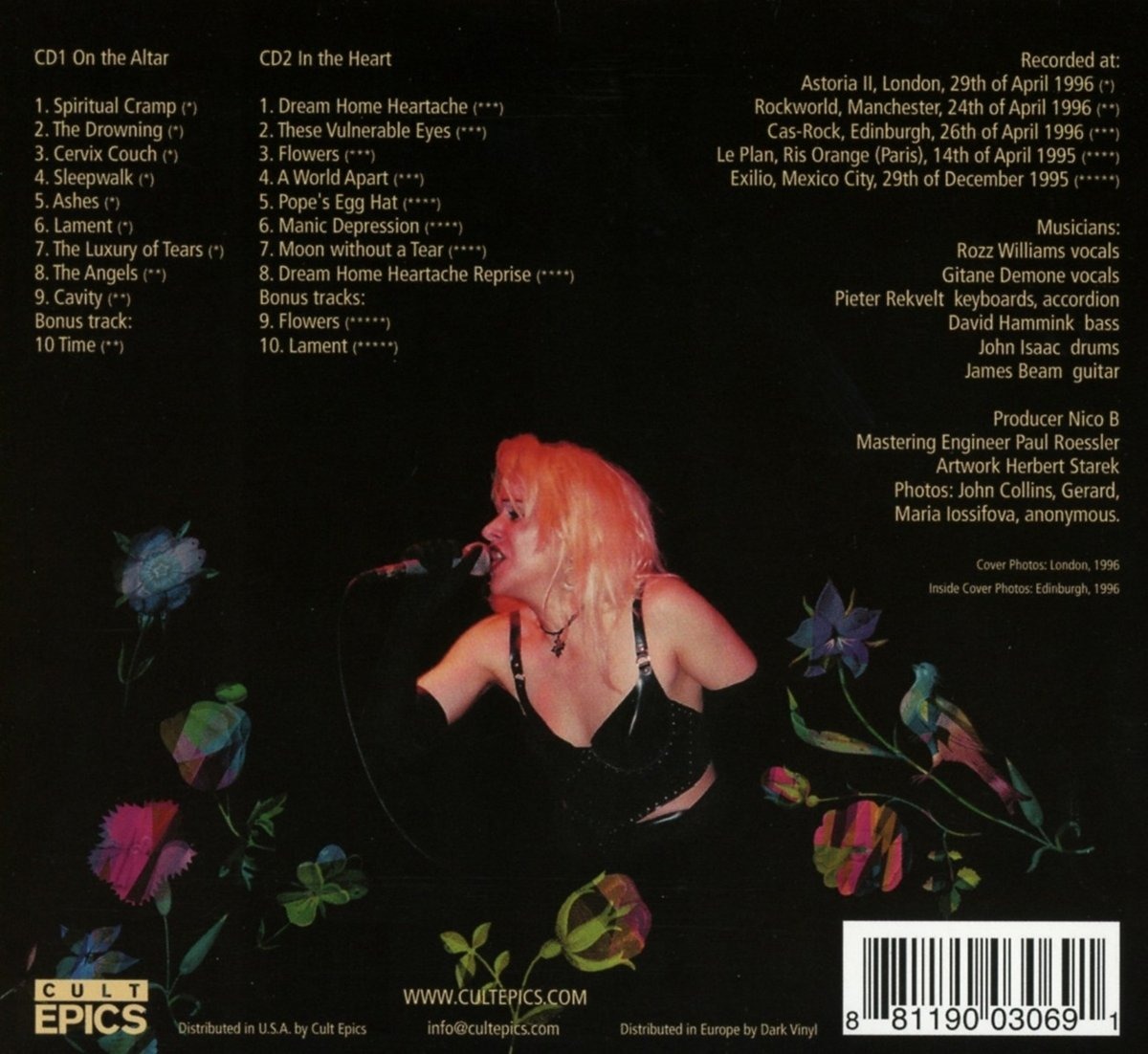 Cd Williams Rozz Gitane Demone In The Heart Color