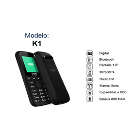 Celular  Krip K1 Dual Sim Linterna Radio Bluetooth