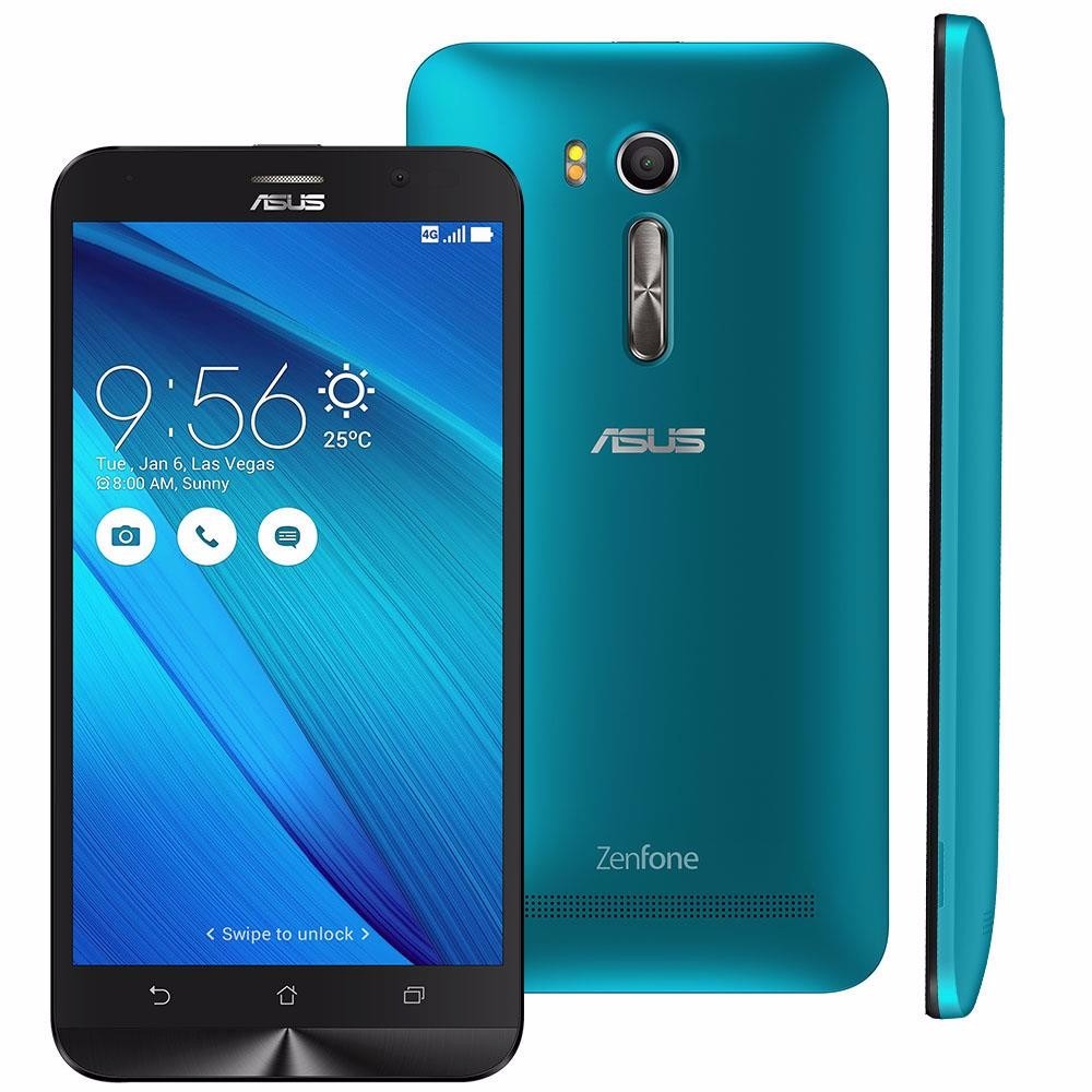 Celular Asus Zenfone Go Lte Zb500kl Azul 16gb Tela 5'' - R$ 9.999,99 em