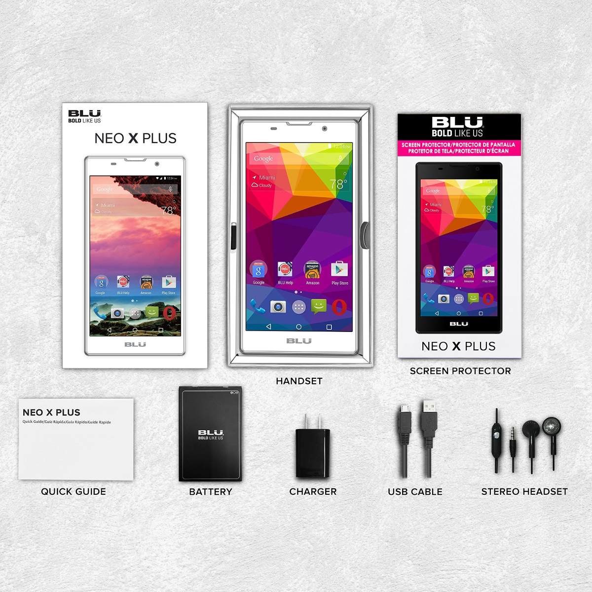 Celular Blu Neo X Plus 55 8gb Android 51 8 Mpxs Garantía