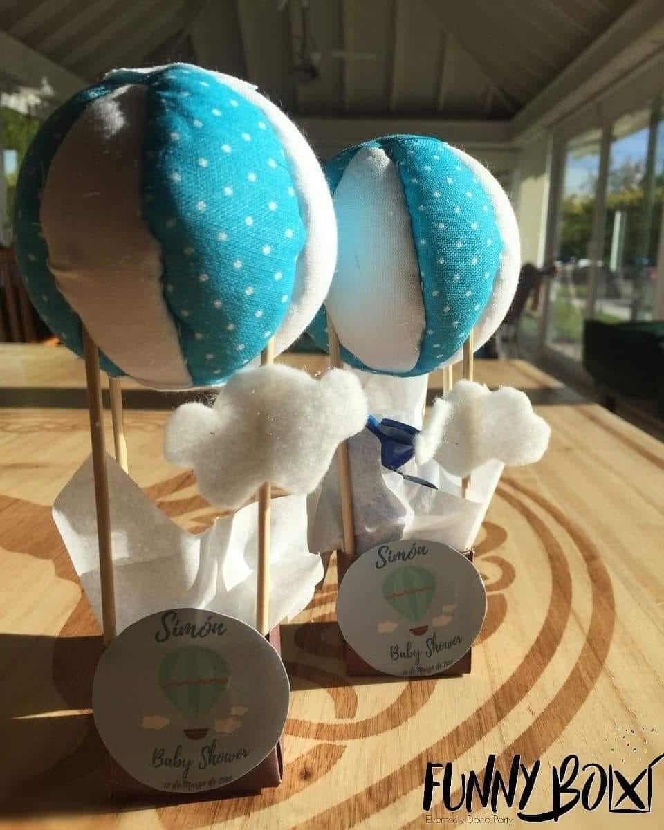 Centro De Mesa Globo Aerostatico Bautismo Baby Shower Cumple Centro De Mesa Globo Aerostatico Bautismo Baby Shower Cumple