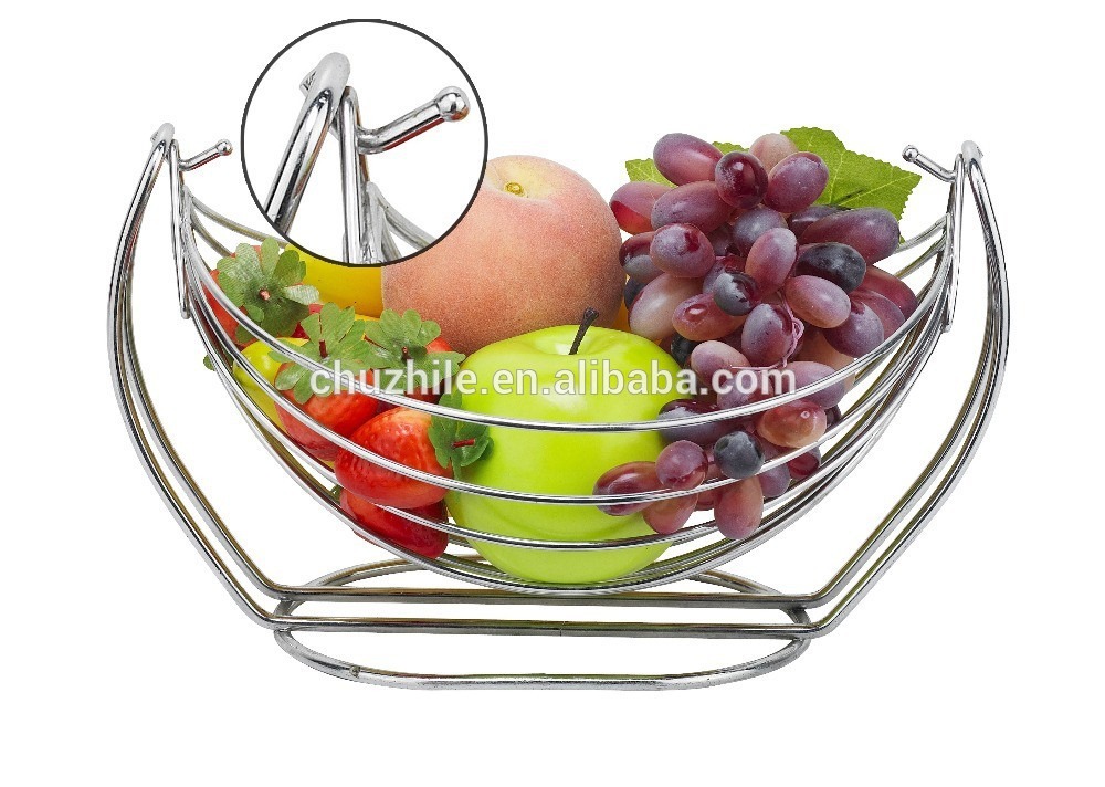Centro de mesa para frutas importada cromada comedor, cocina bs ...