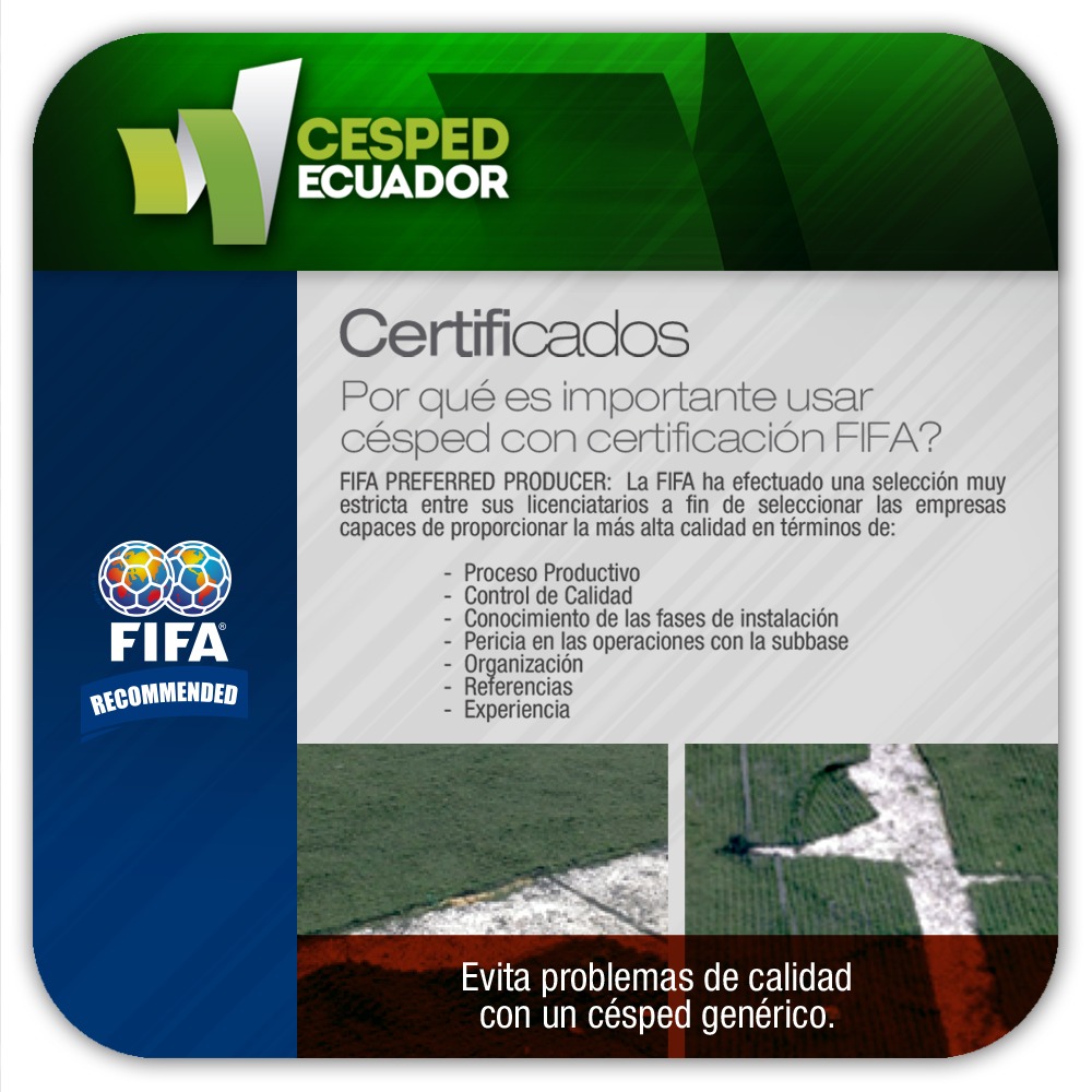 Césped Sintético Artificial Para Cancha Fifa Guayaquil Césped Sintético Artificial Para Cancha Fifa Guayaquil