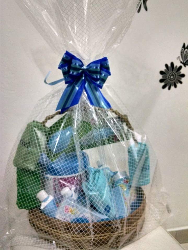 Cesta Presente Chá De Bebê Recém Nascido Frete Gratis - R$ 268,90 em