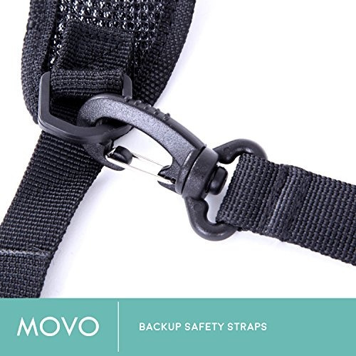 Movo Photo MB1000 Chaleco de Transporte Multi C/ámara con Funda Lateral