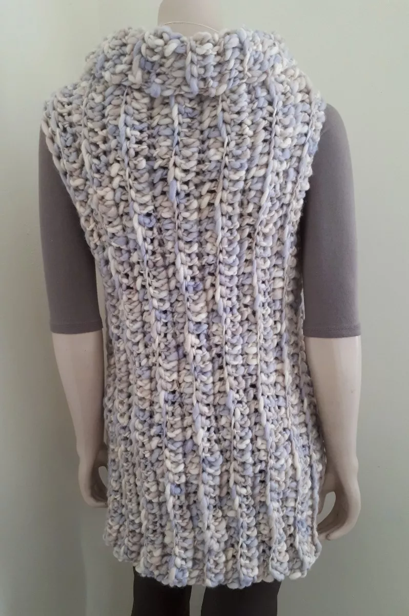 chalecos de lana mujer tejidos a mano
