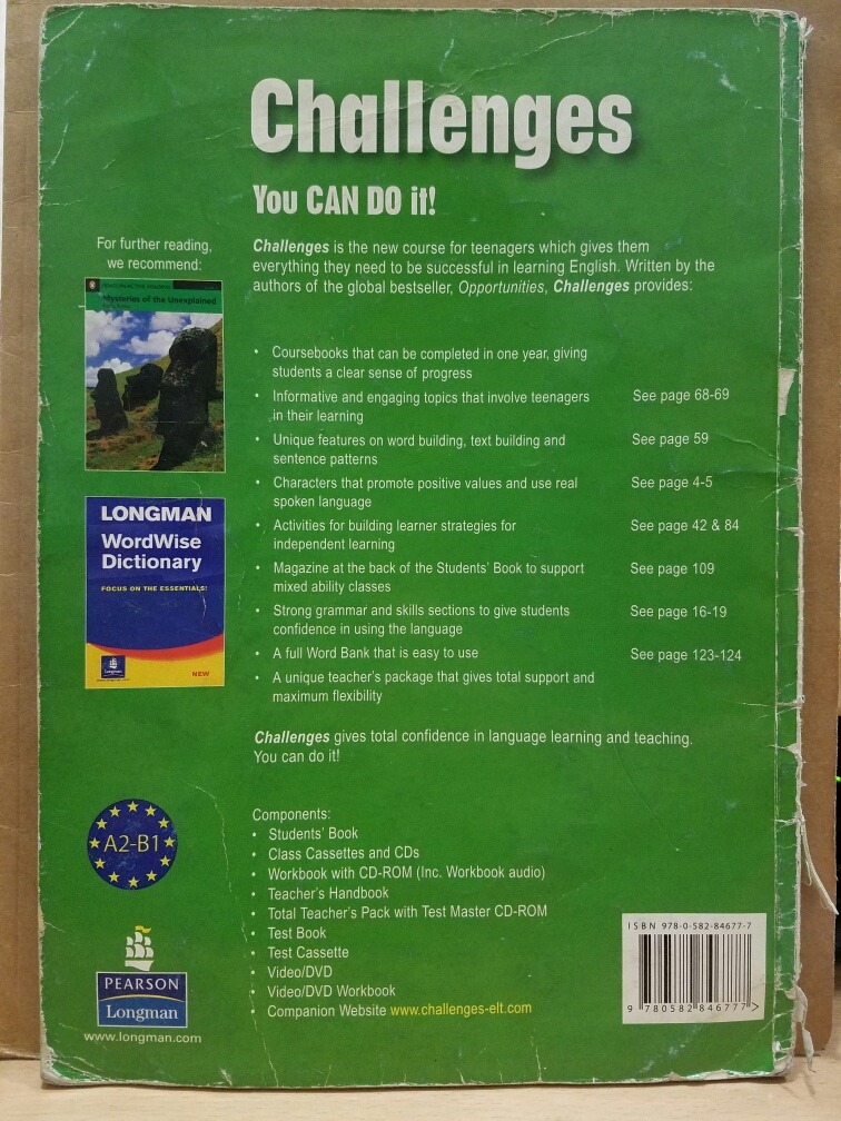 Challenges 3 Test Book Audio Cd