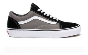 vans old skool grises y negras vans old skool grises y negras