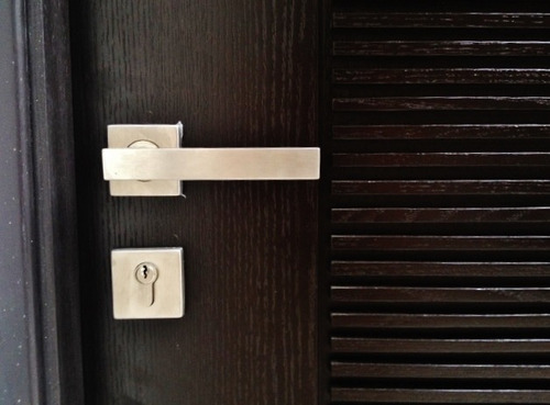 Chapa Minimalista Recamara Baño Puerta Principal Mazcomer - $ 890.00 en