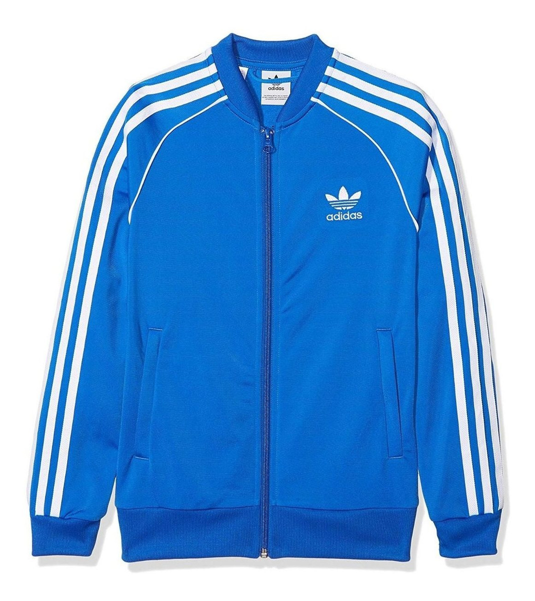 chaqueta azul adidas