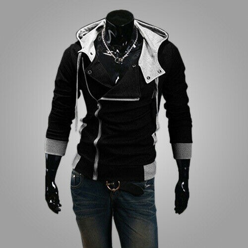 jacket negra hombre