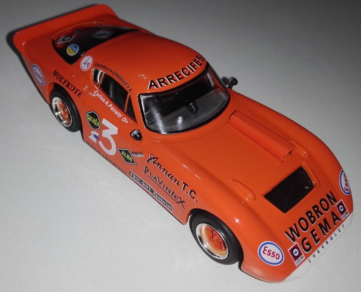 CHEVROLET 250 TRUENO NARANJA 1:43 CARLOS PAIRETTI 1968 TC TURISMO CARRETERA#3 TC