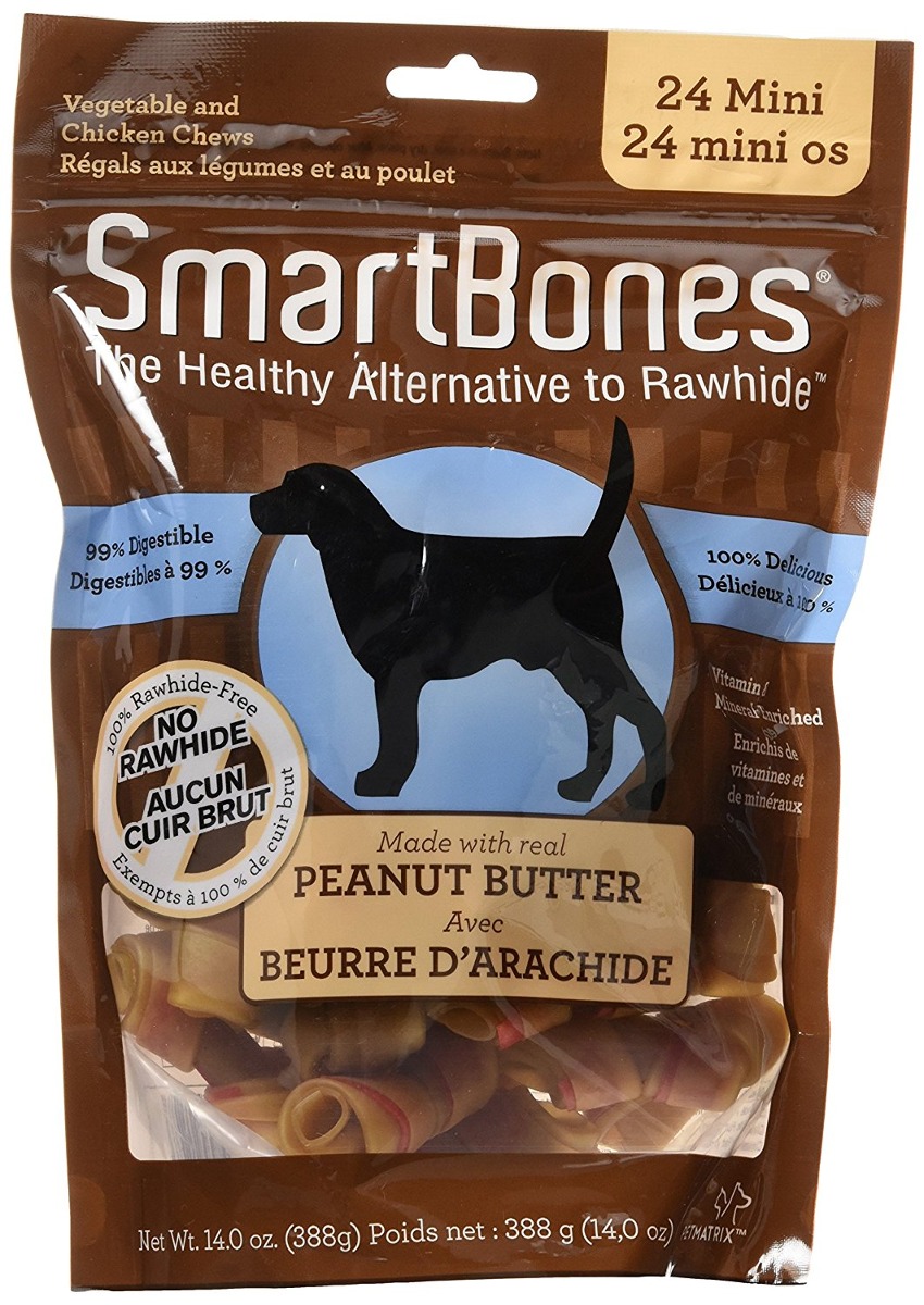 SmartBones de Mantequilla de Cacahuete Perro Chew