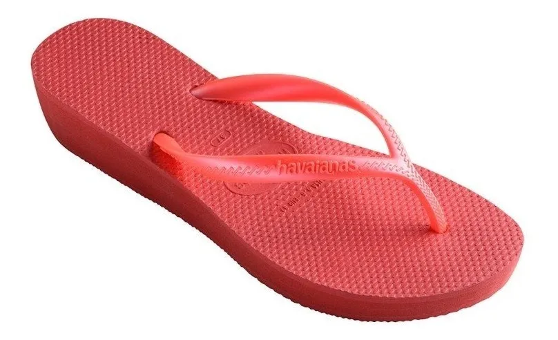 sandália havaiana anabela