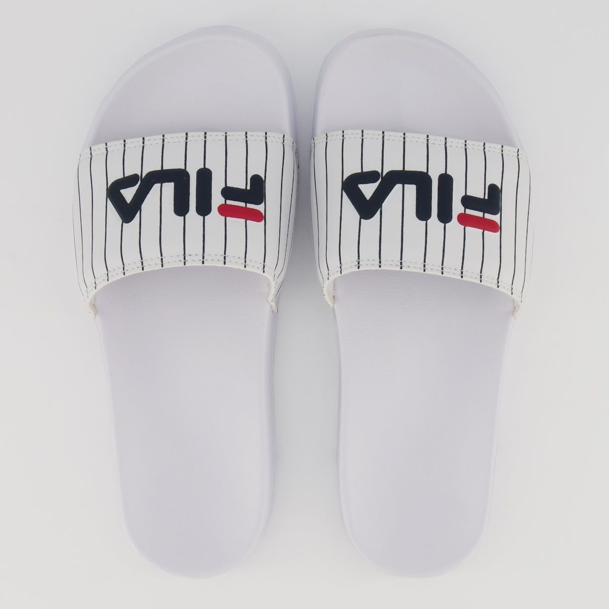 Chinelo Fila Drifter Basic Feminino Branco E Azul - R$ 104,90 em Mercado Livre