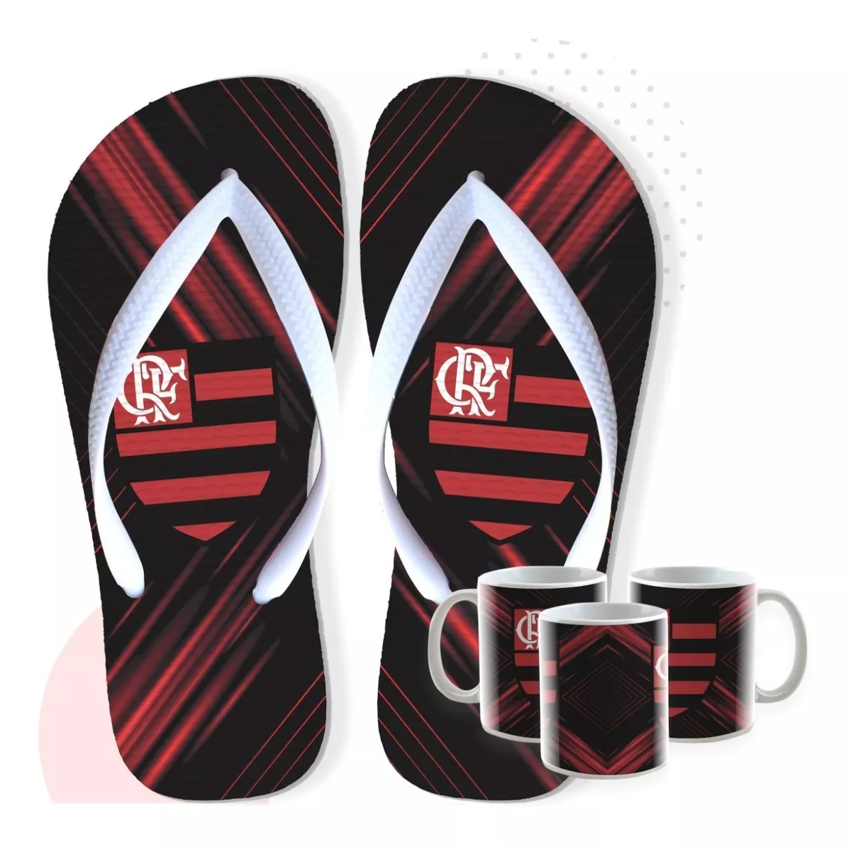 chinelo do flamengo mercado livre