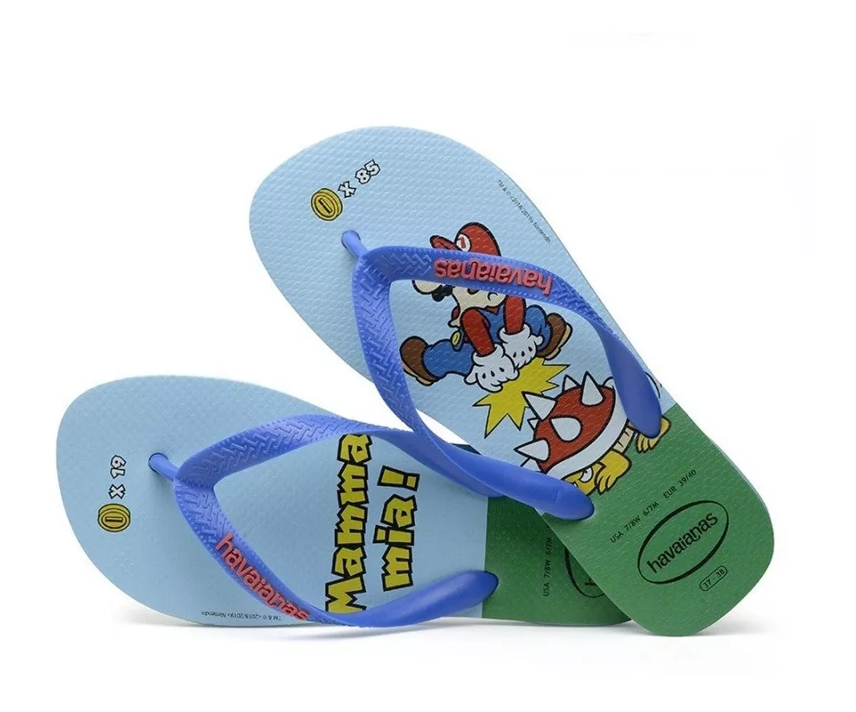 chinelo havaianas masculino mario